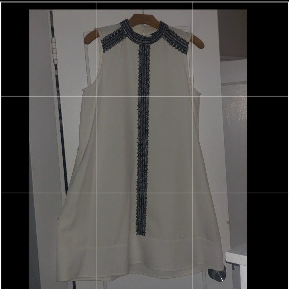 Retro white & black dress